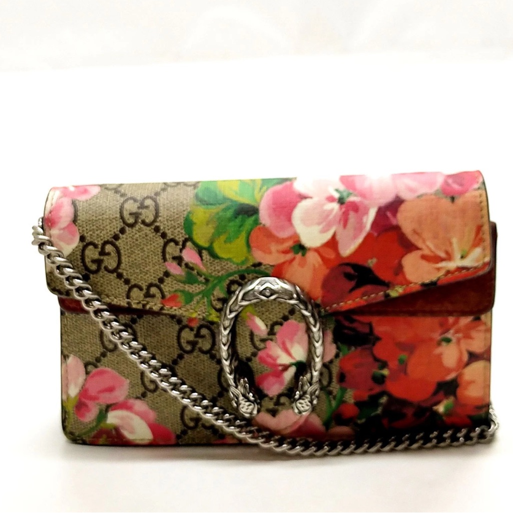 Gucci Bloom Multicolor Floral Clutch
